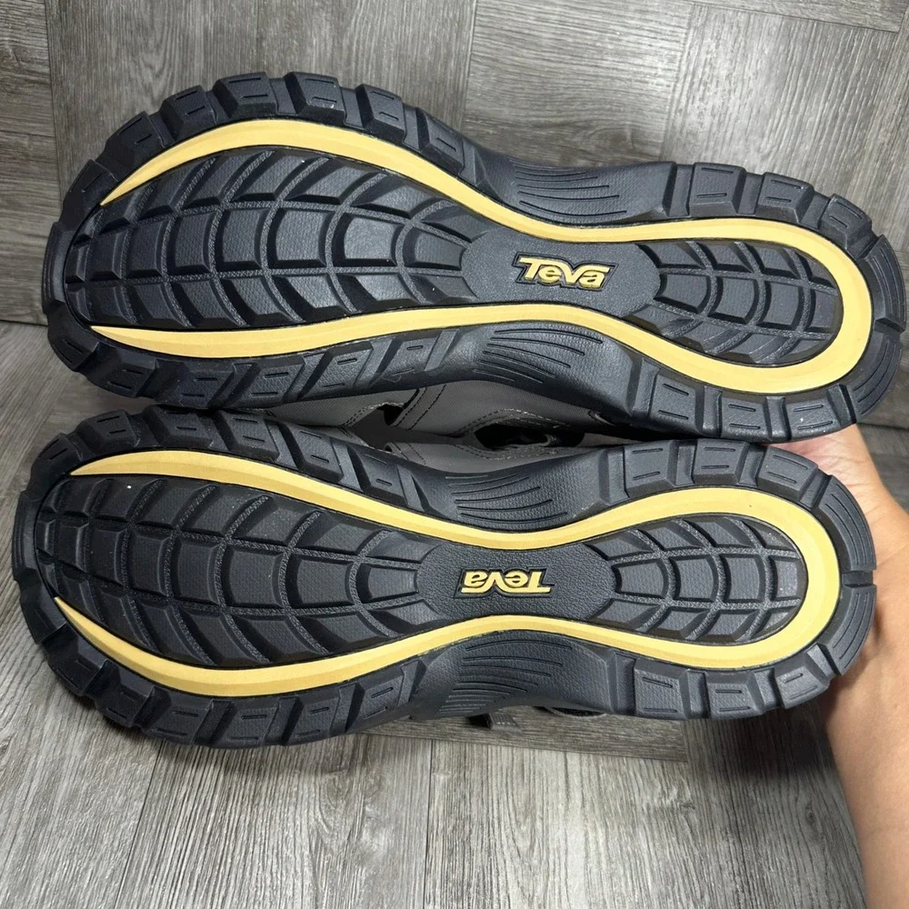 Teva Omnium Fisherman Sandals Mens 13 Grey Hiking Water Outdoor Rugged NEW